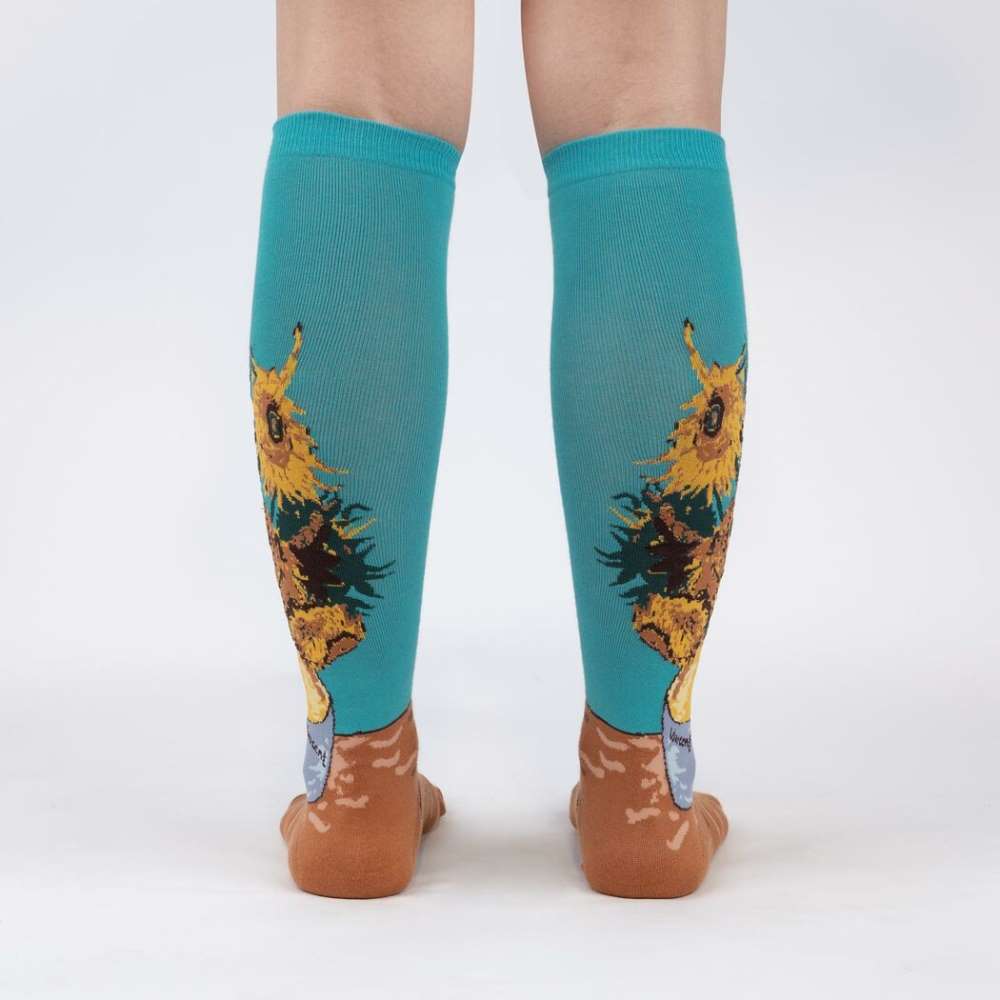 Sunflowers Knee High Socks