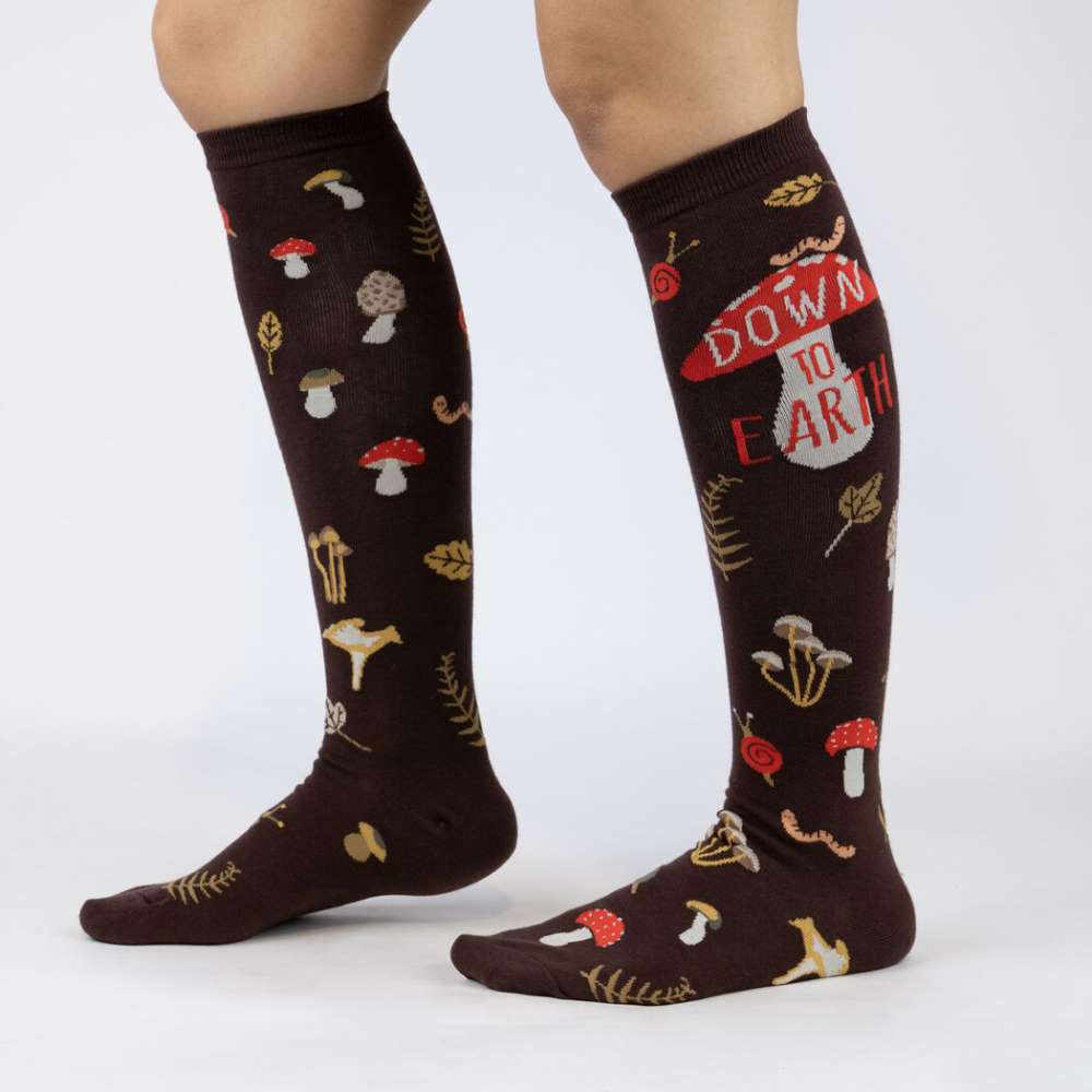 Down To Earth Knee High Socks