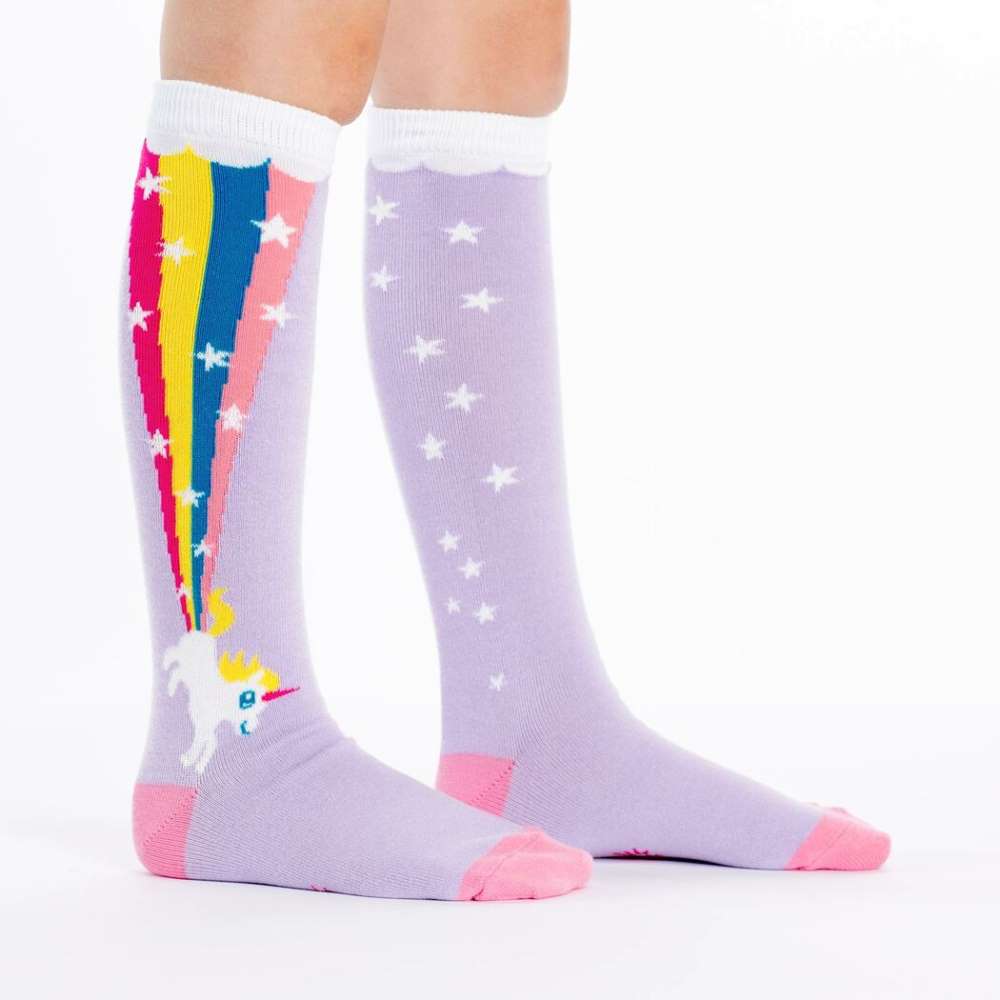 Rainbow Blast Junior Knee Socks