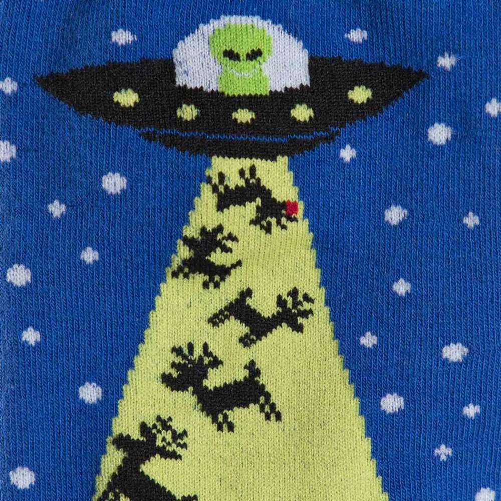 The Alien Who Stole Christmas Crew Socks