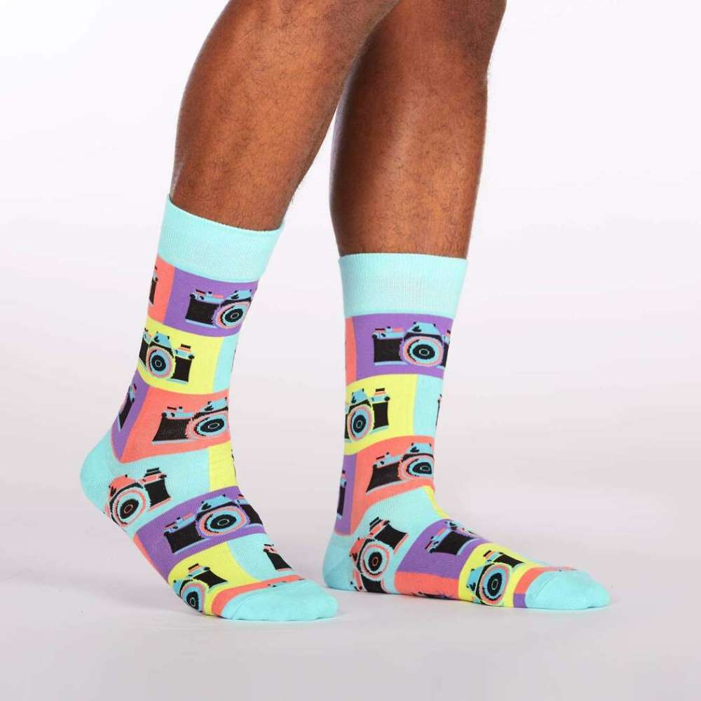 Say Cheese! Men’s Crew Socks