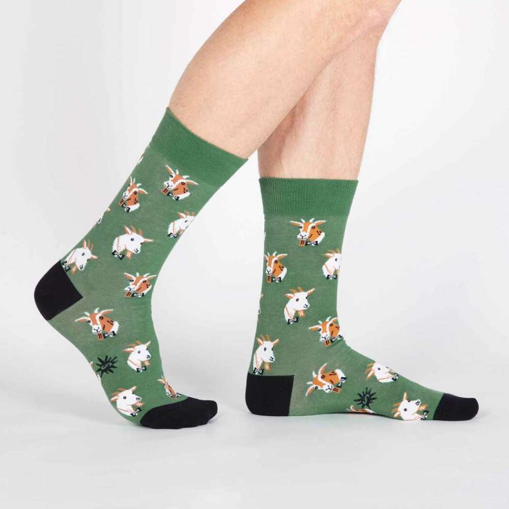 Dapper Goats Men’s Crew Socks