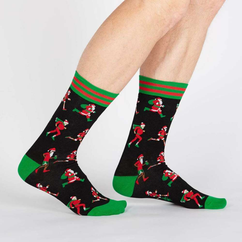 Santa Run Crew Socks