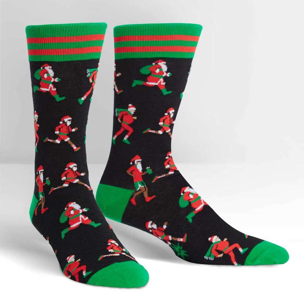 Santa Run Crew Socks