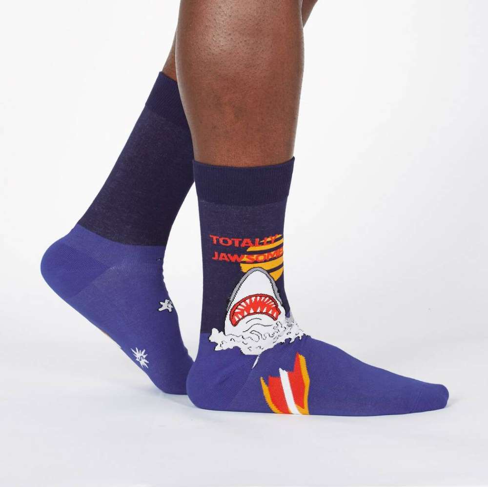 Totally Jawsome! Men’s Crew Socks