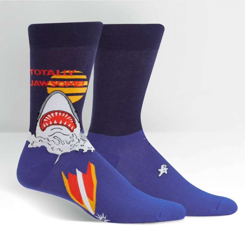 Totally Jawsome! Men’s Crew Socks