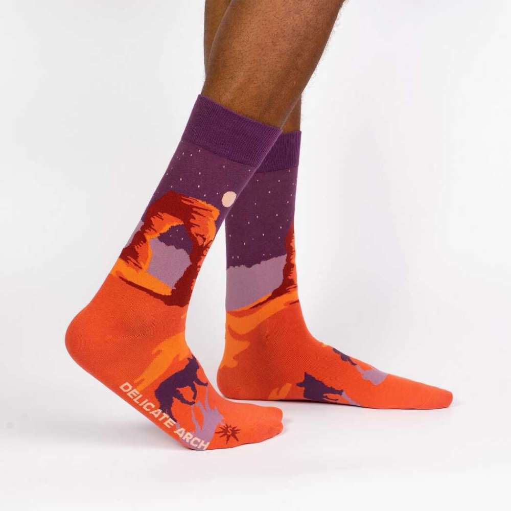 Delicate Arch Men’s Crew Socks