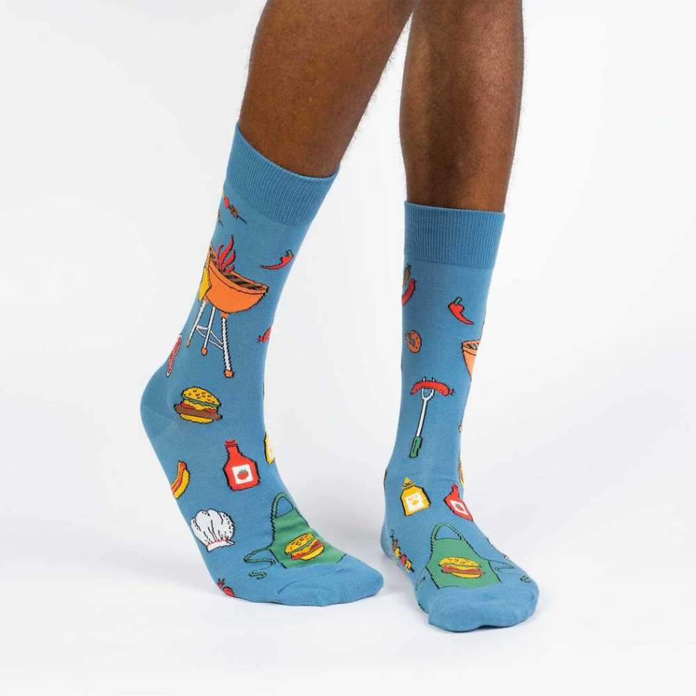 Grillin’ It Men’s Crew Socks