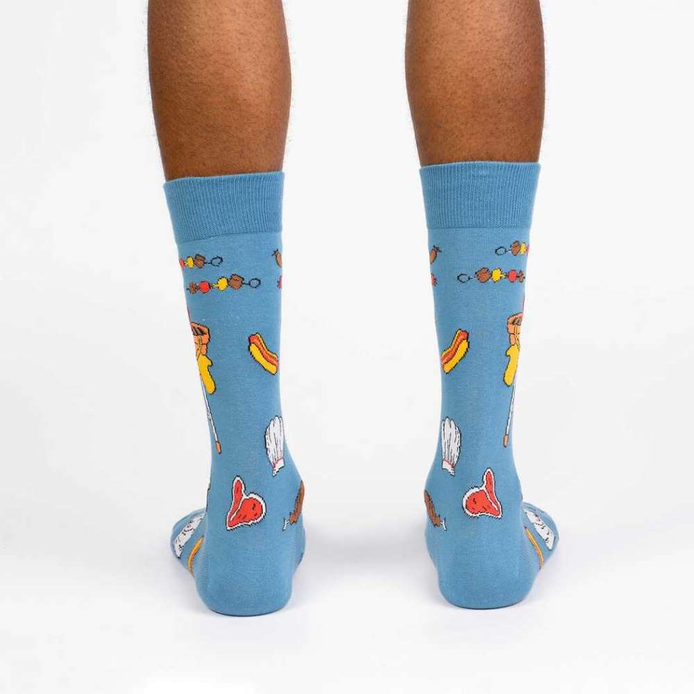 Grillin’ It Men’s Crew Socks