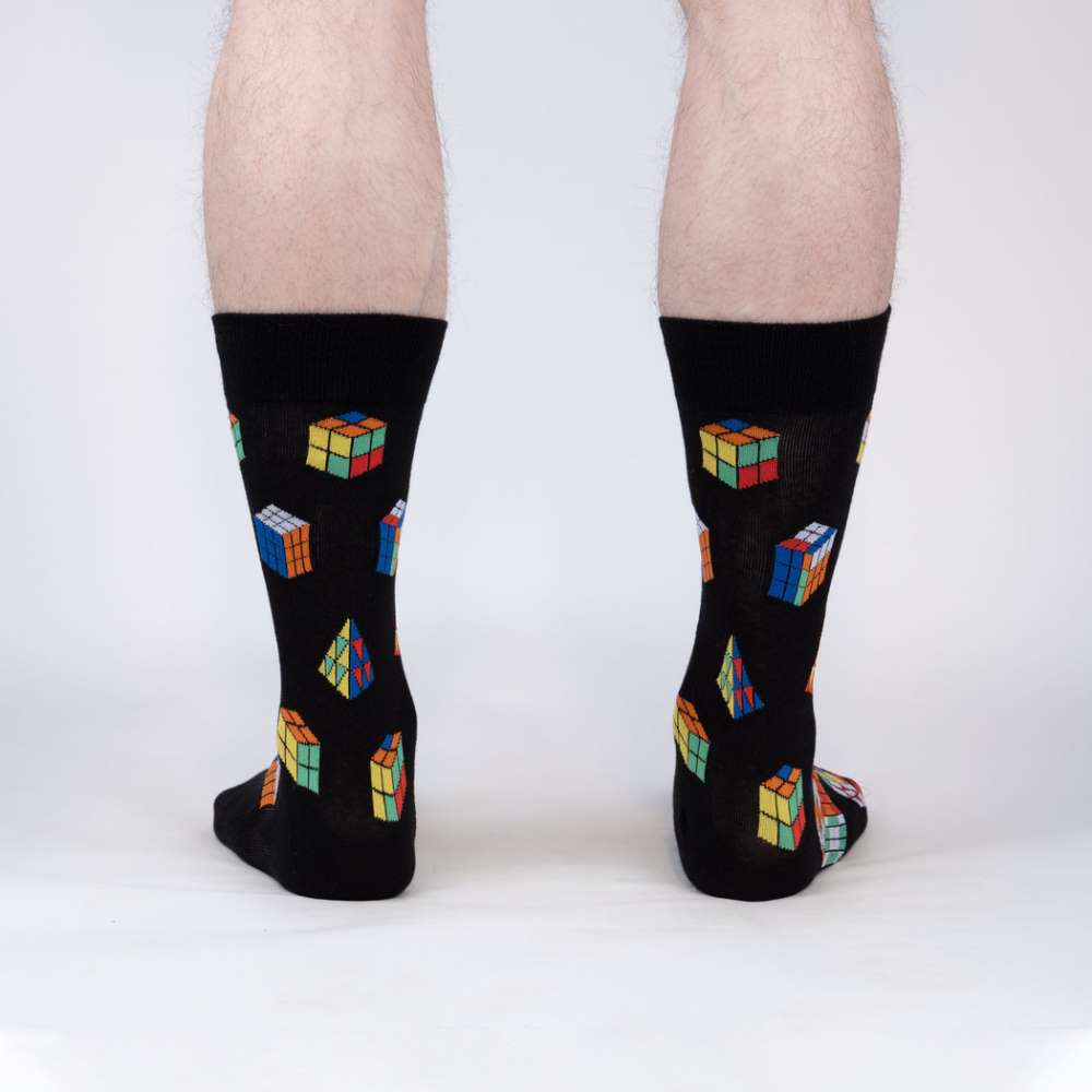 Puzzle Box Socks Men’s Crew Socks