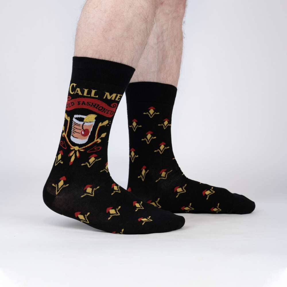 Call Me Old Fashioned Men’s Crew Socks