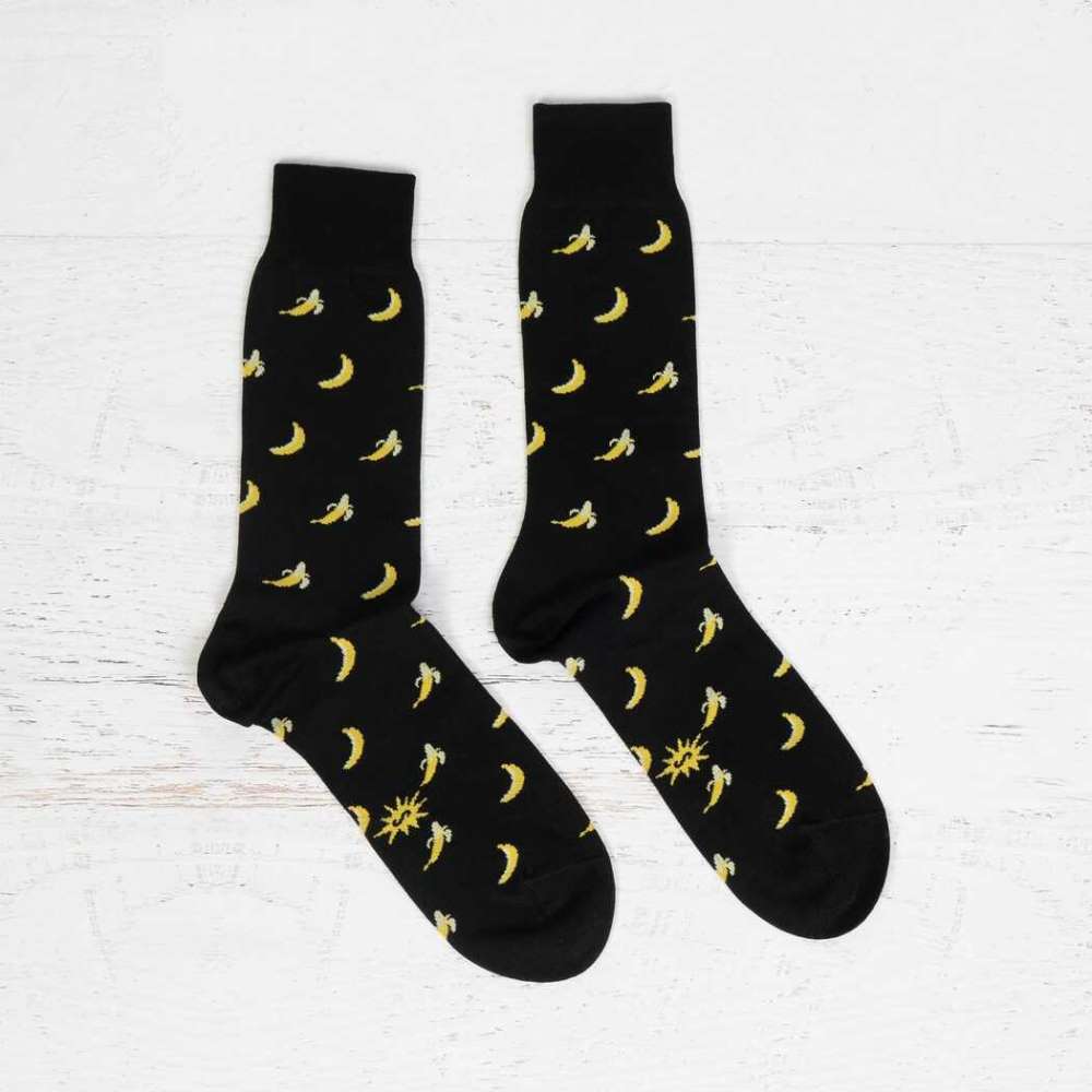 Men’s Luxe Top Banana Dress Socks