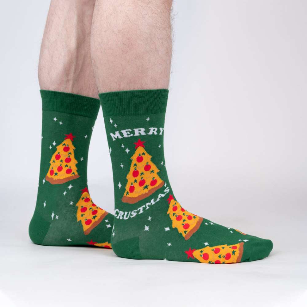 Merry Crustmas Men’s Crew Socks