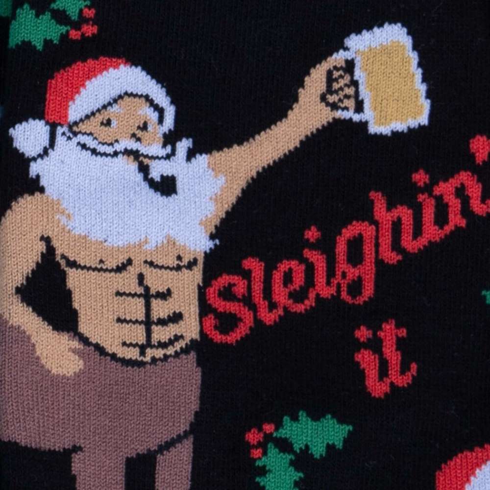 Sleighin’ It Men’s Crew Socks