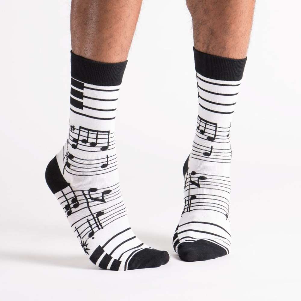 Foot Notes Men’s Crew Socks