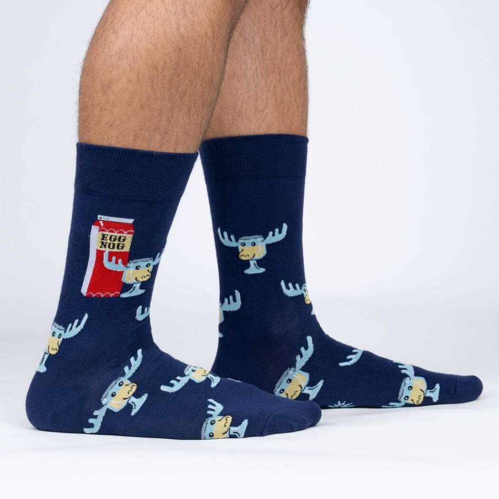 Hey, Kids! Look! A Moose! Crew Socks