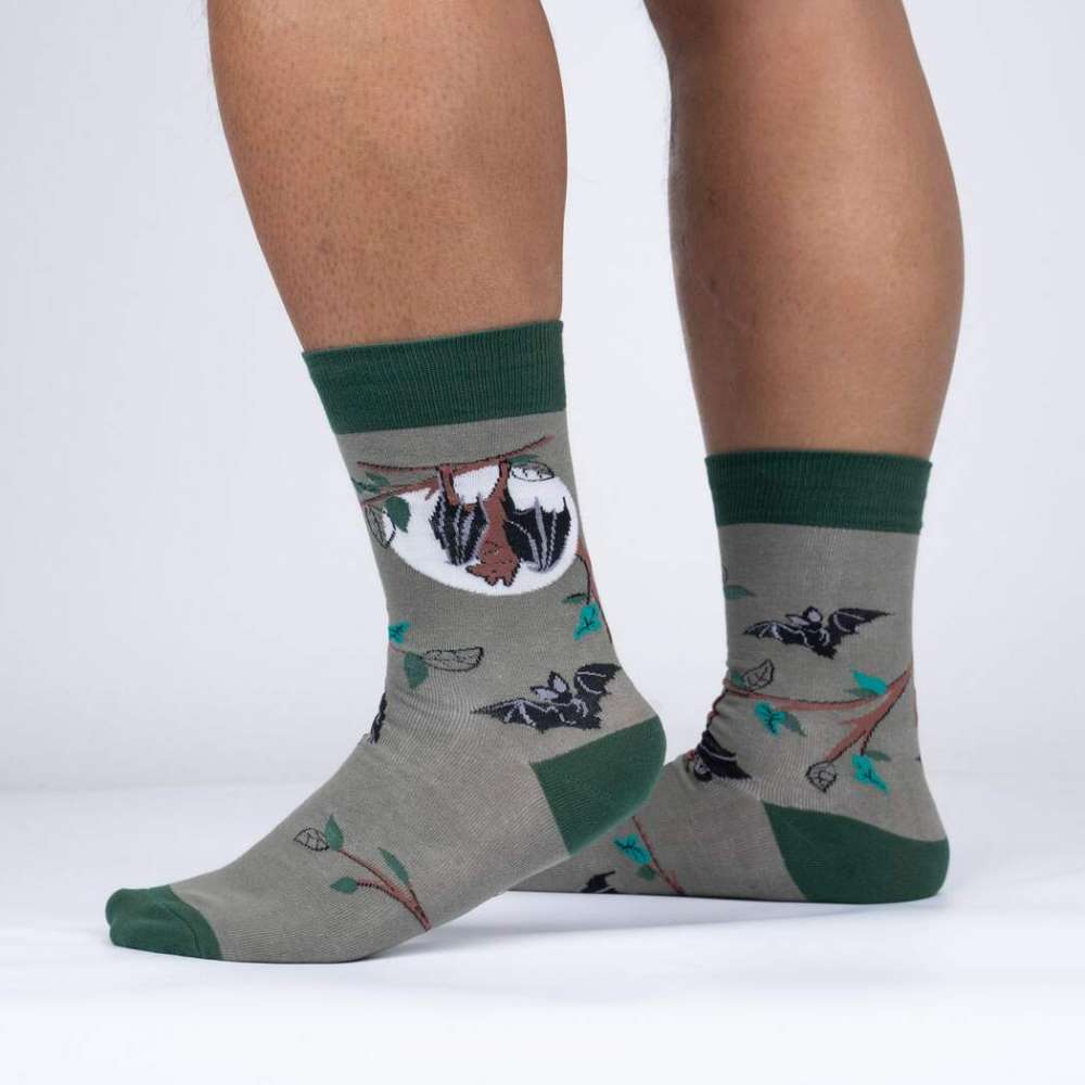 Gone Batty Men’s Crew Socks