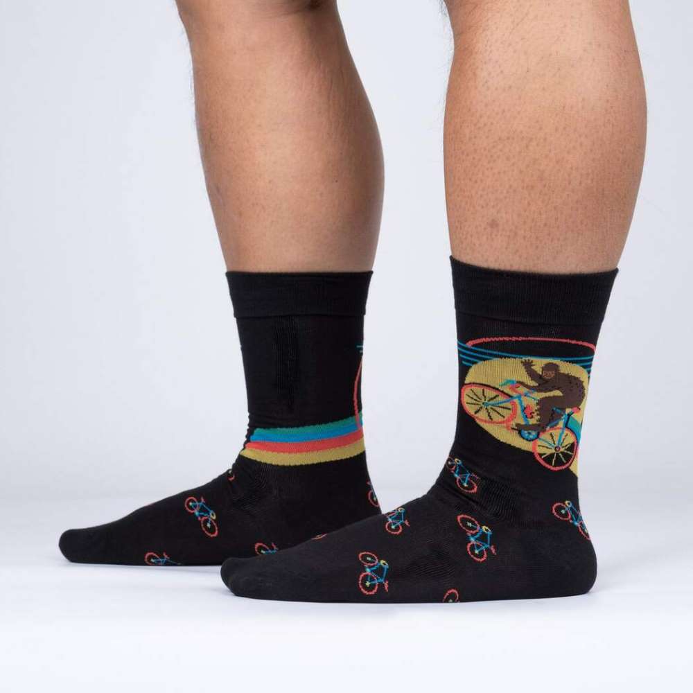 Bike-Squatch Men’s Crew Socks