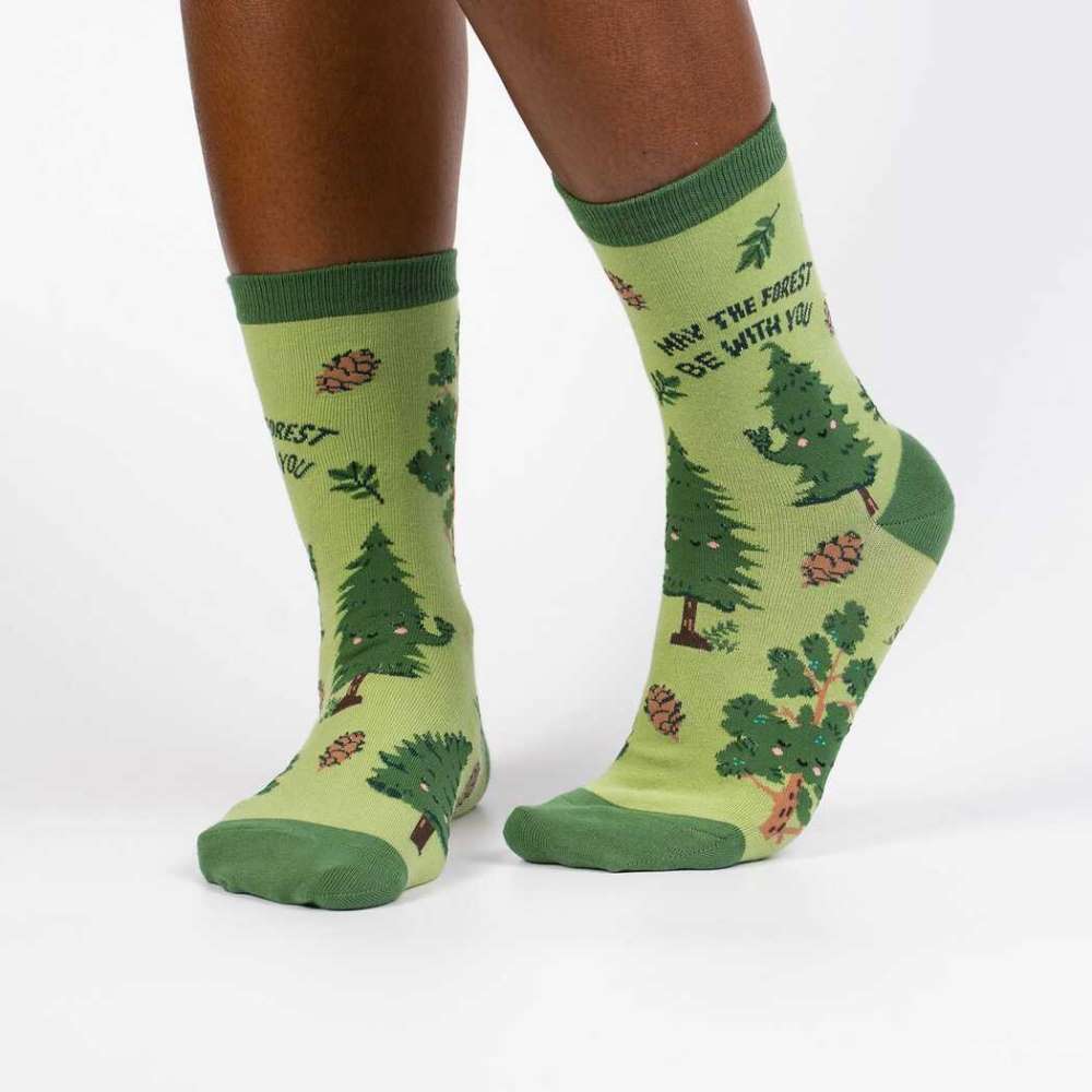 May The Forest Be With You Women’s Crew Socks