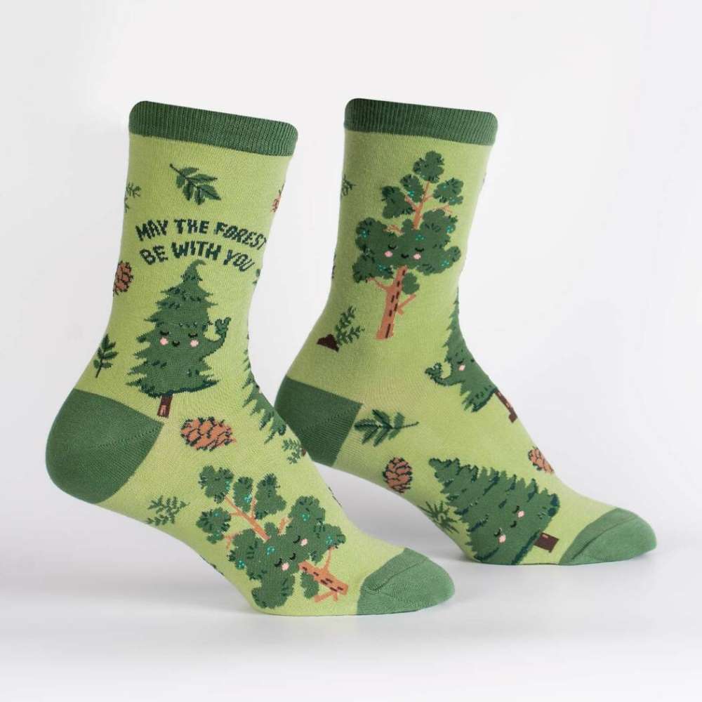 May The Forest Be With You Women’s Crew Socks