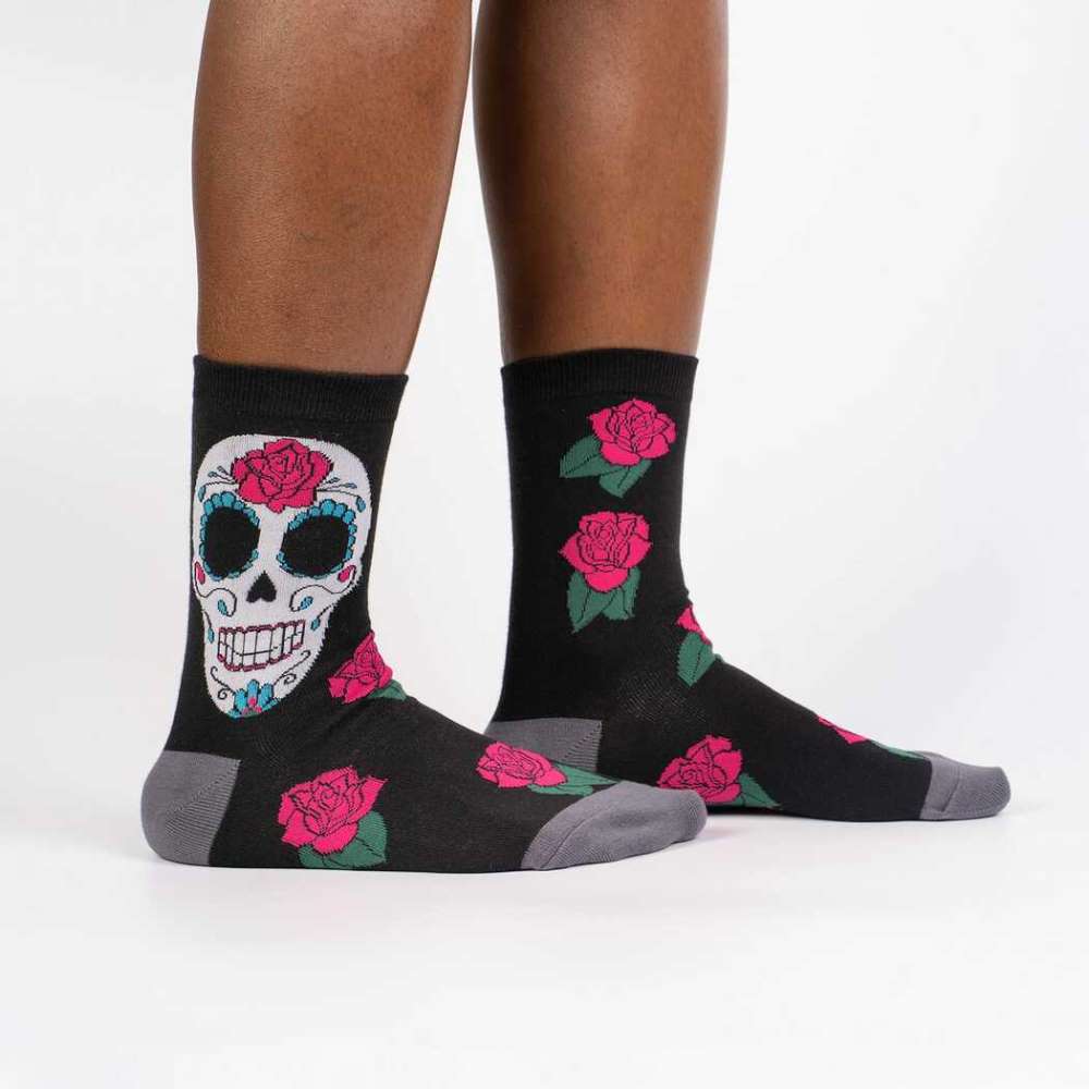 Sugar Skull Women’s Crew Socks