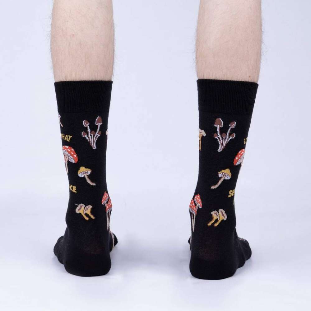 Let that Shiitake Go Crew Socks