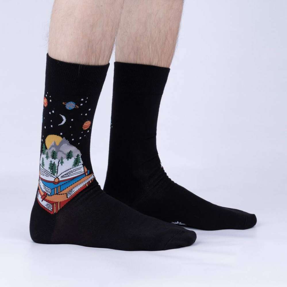 Take a Look, It’s in a Book Crew Socks