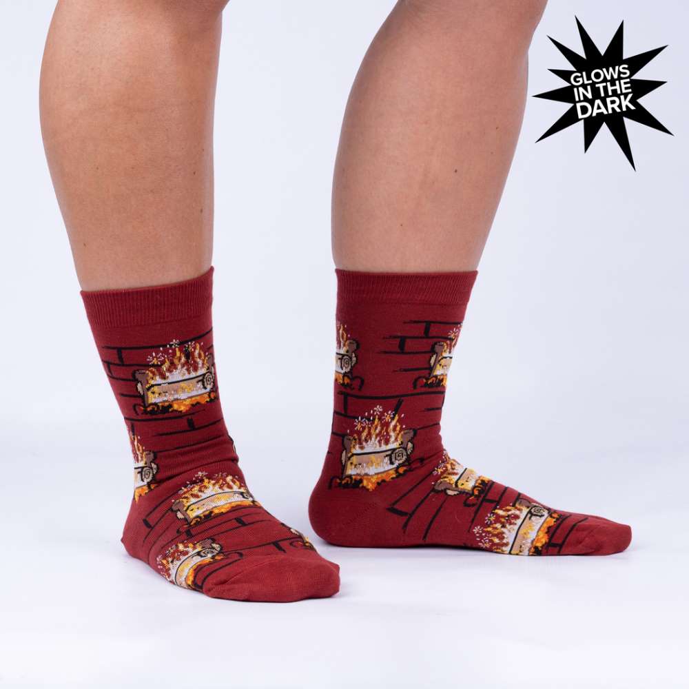 Yule Log Women’s Crew Socks