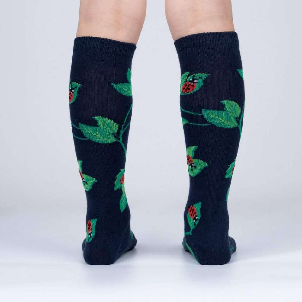 Luck be a Lady Bug Youth Knee High Socks