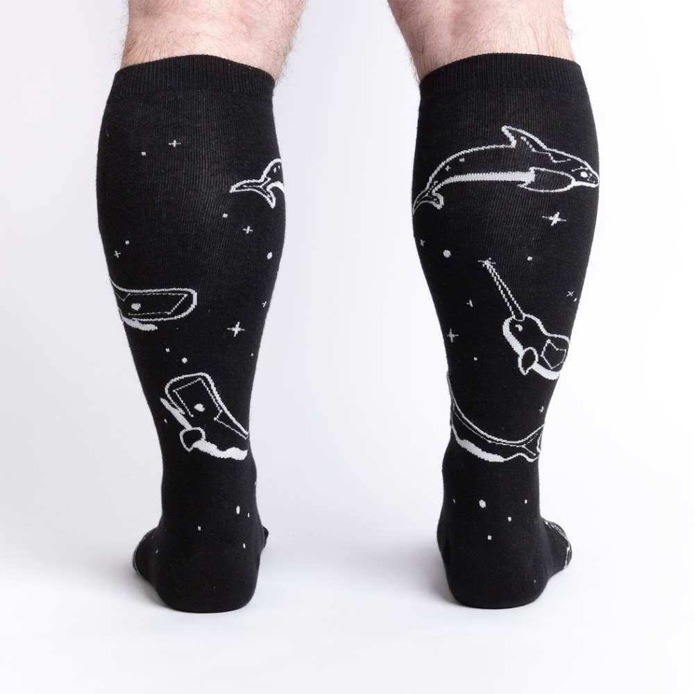 Stellar Whales Stretch-It Knee High Socks