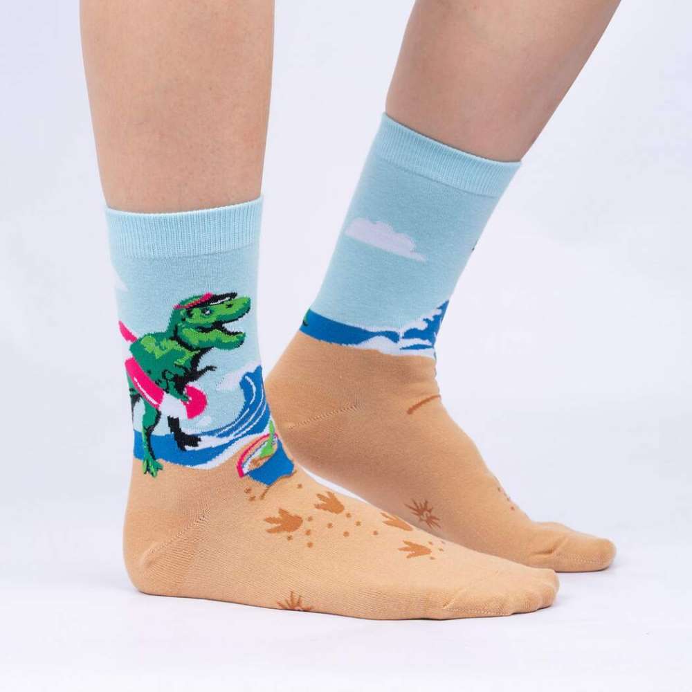 Dinos Gone Wild Women’s Crew Socks