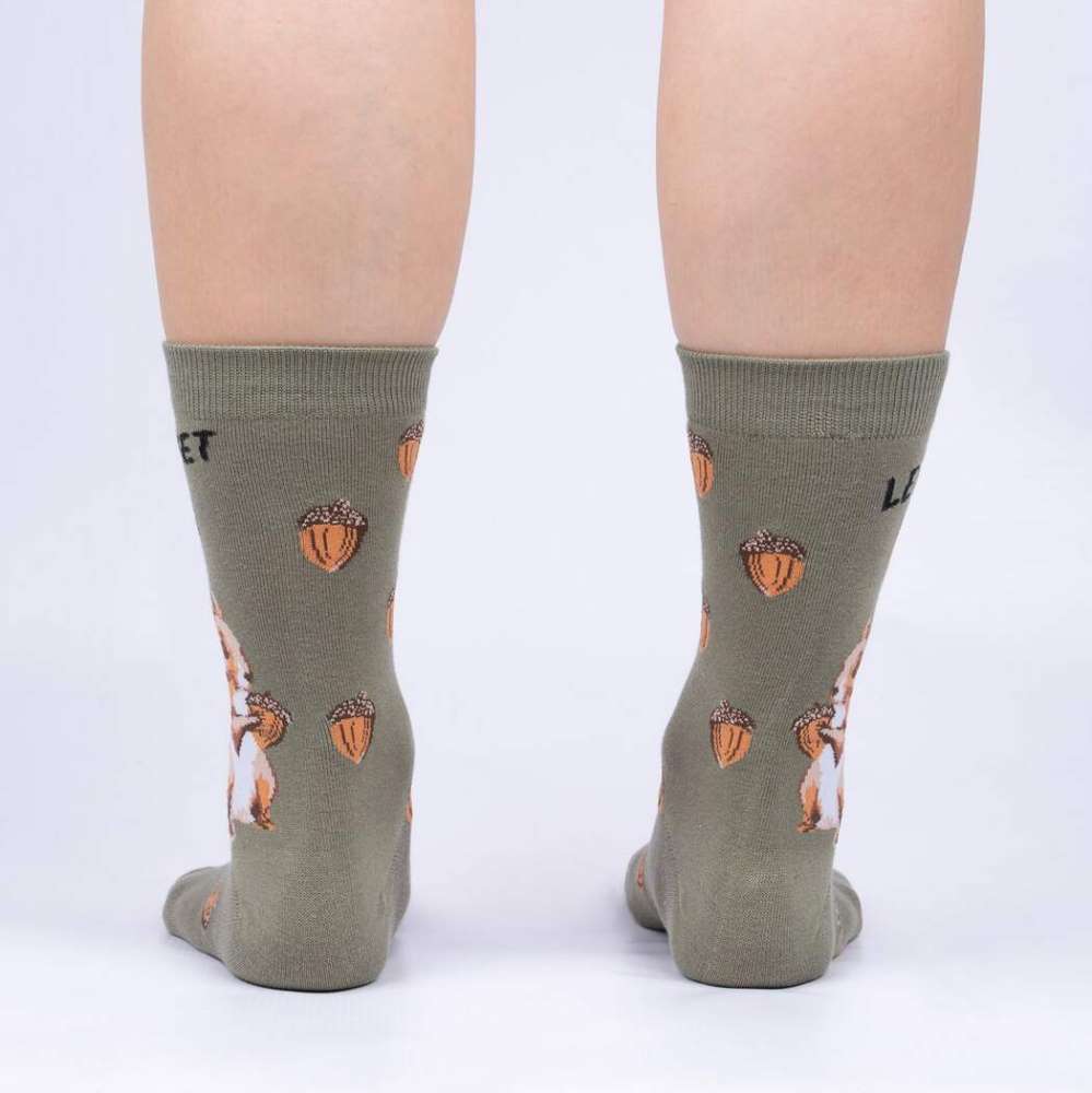 Let’s Get Nuts Women’s Crew Socks