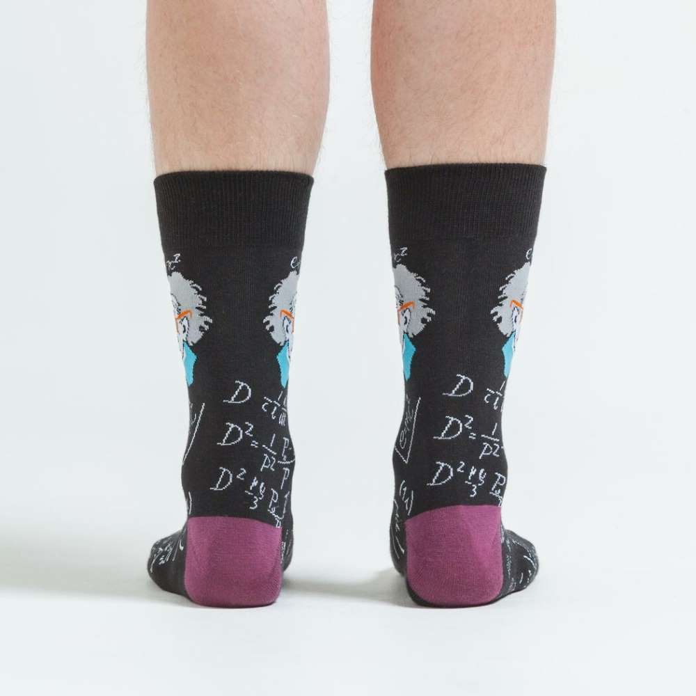 Relatively Cool Crew Socks (Black)