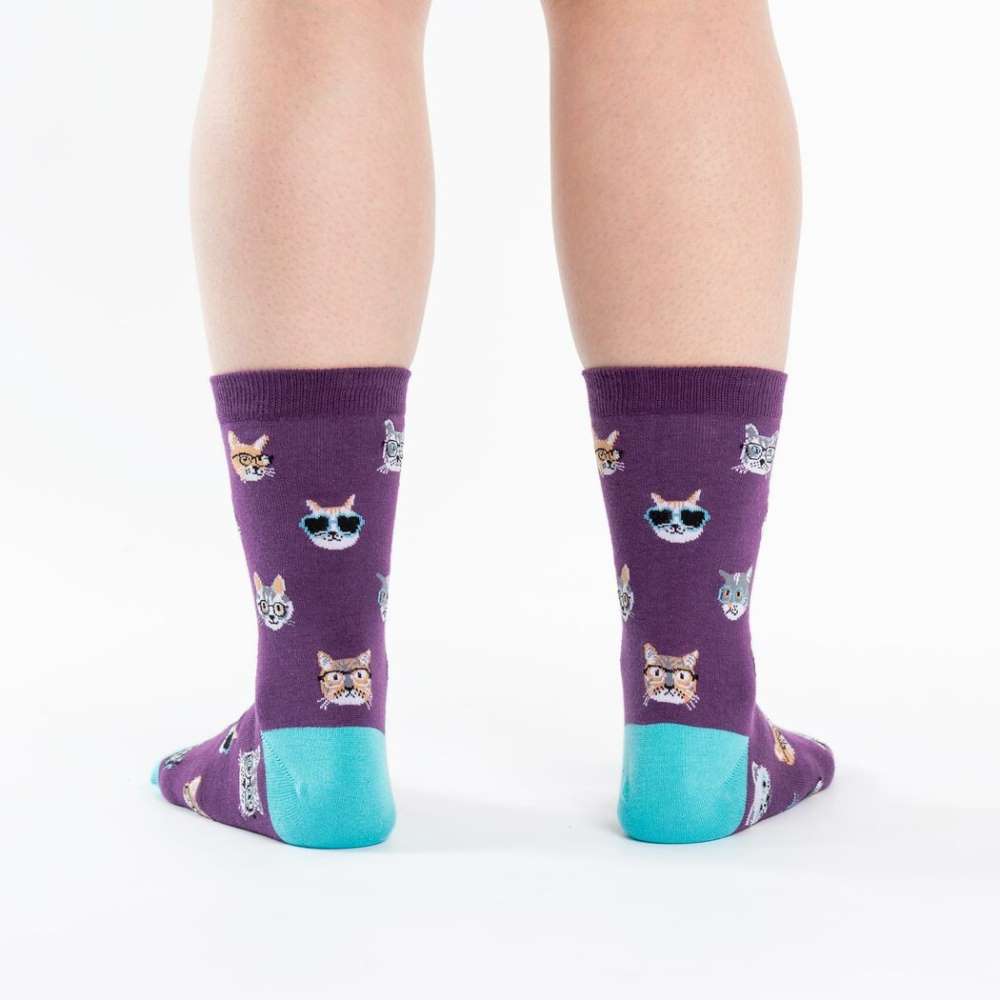 Smarty Cats Crew Socks