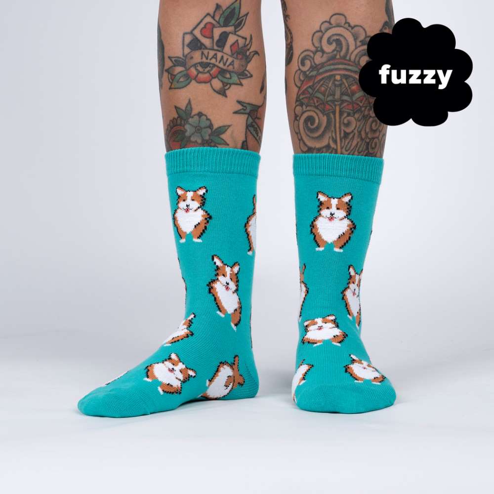 Nothin’ Butt Corgis Crew Socks