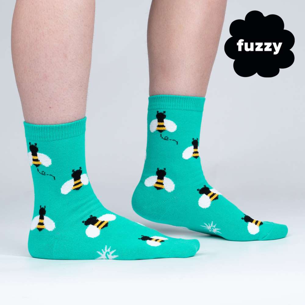 Bee Happy Crew Socks