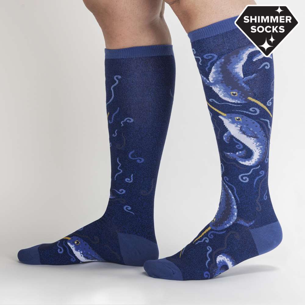 Once Upon a Narwhal Knee High Socks