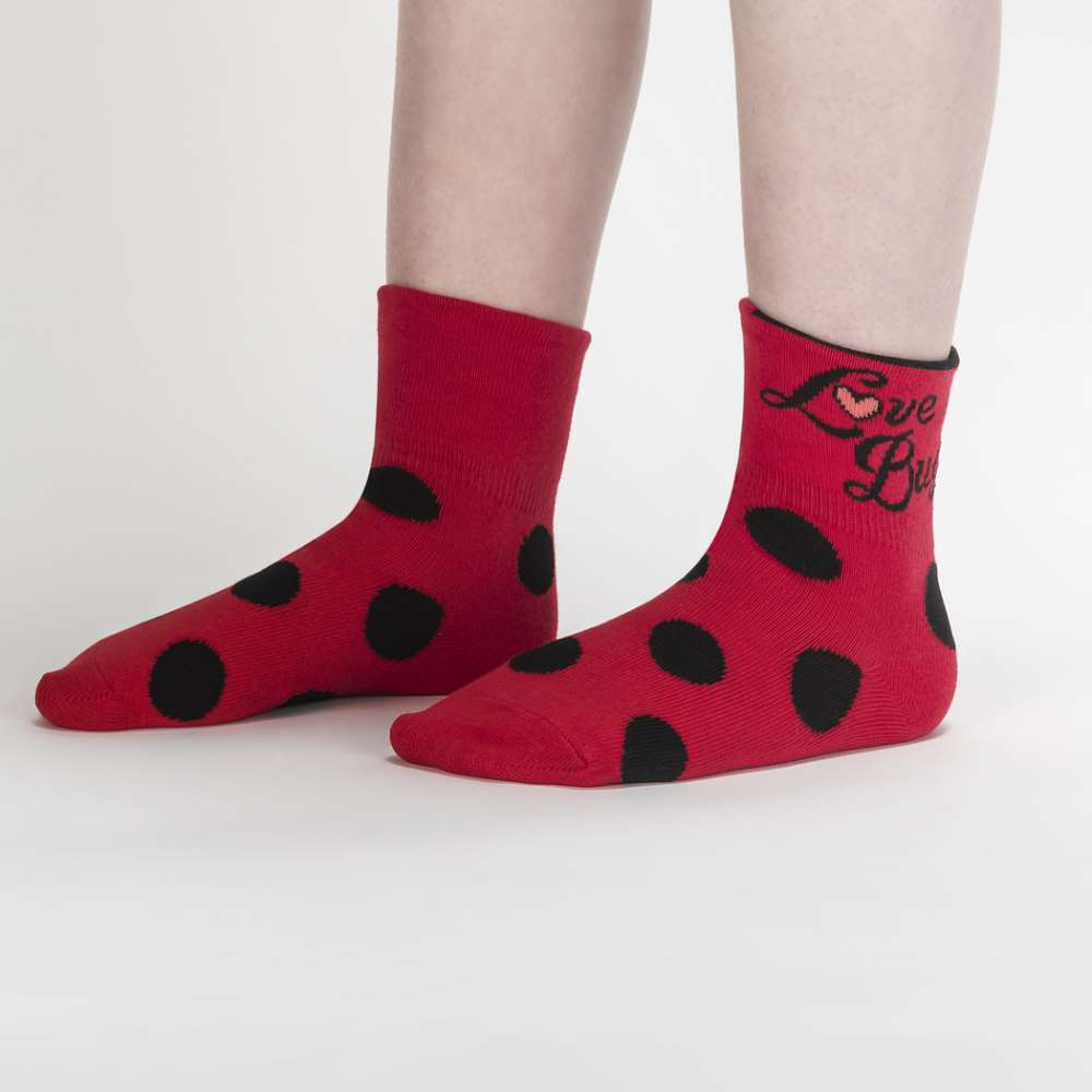 Love Bug Junior Turn Cuff Socks