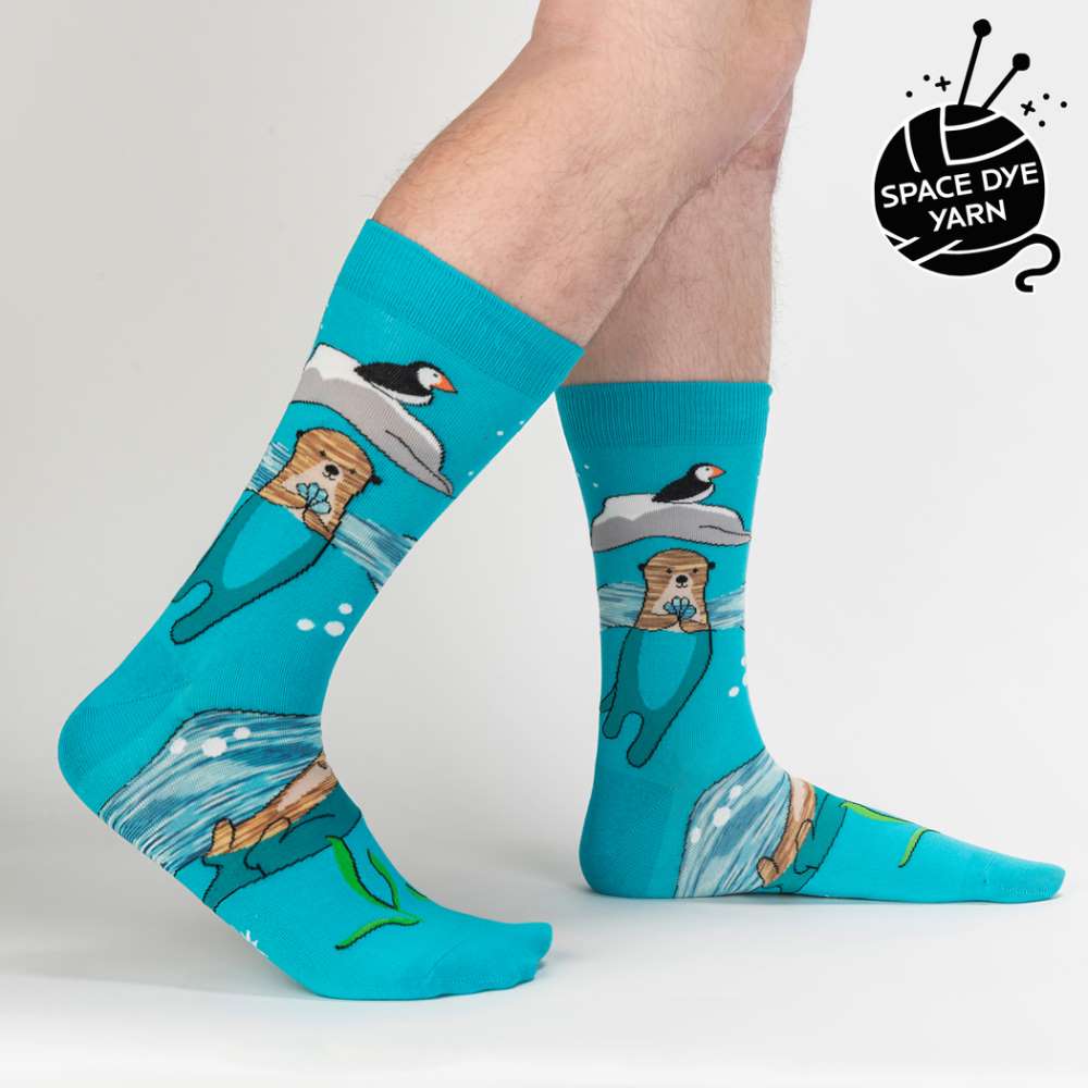 Plays Well With Otters Crew Socks