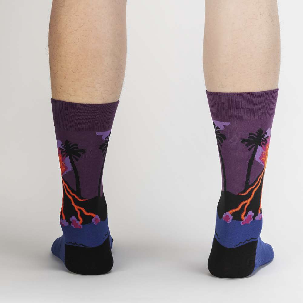 Volcanoes Men’s Crew Socks