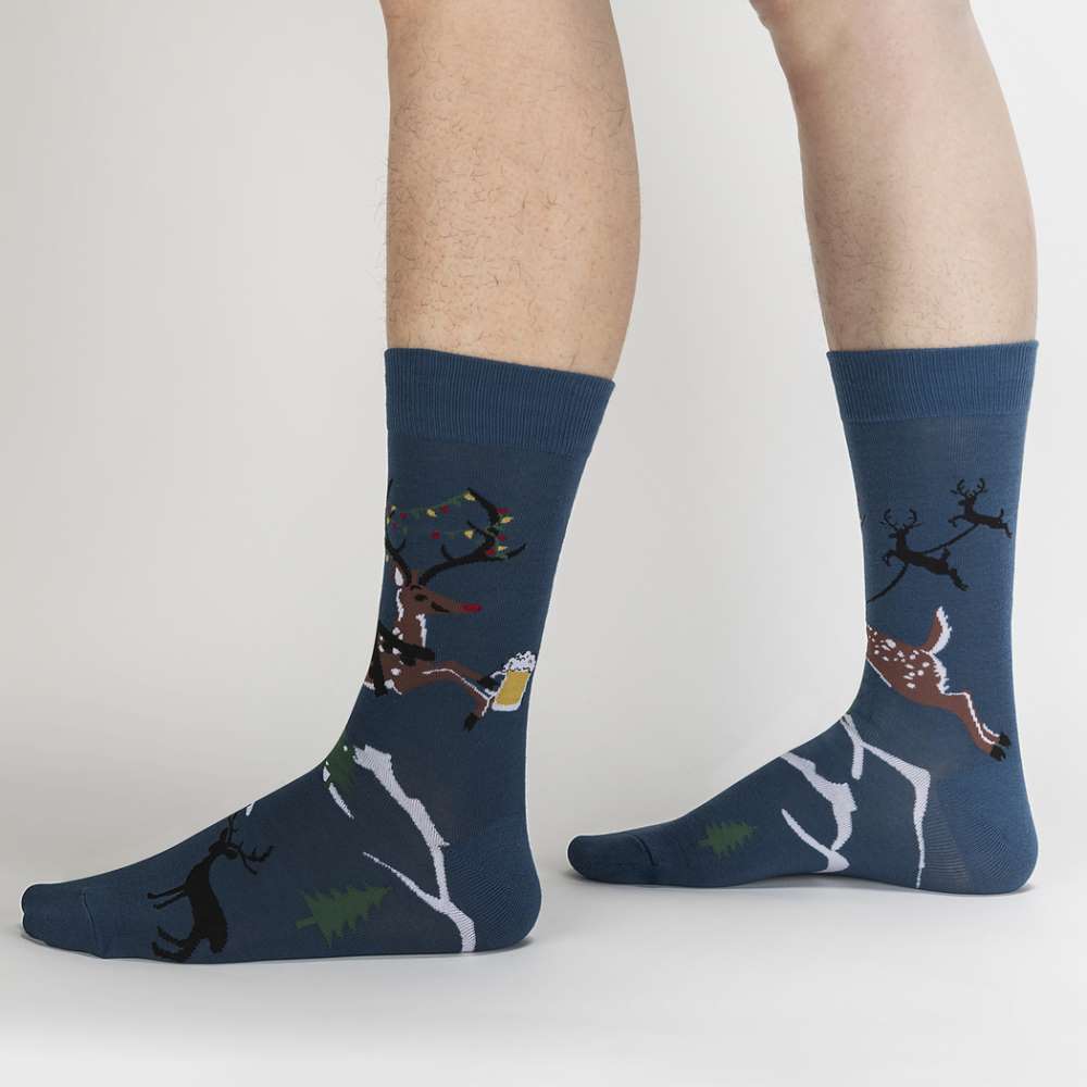 Brew-Dolph Crew Socks