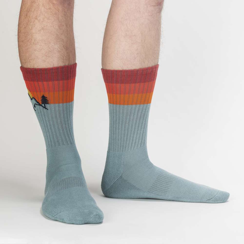 The Mountains Are Calling Athletic Socks