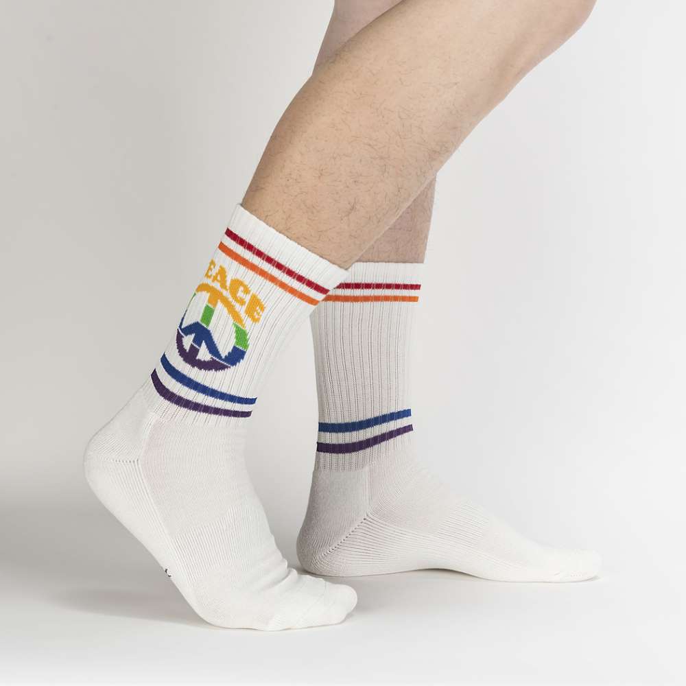 Give Peace a Chance Athletic Socks