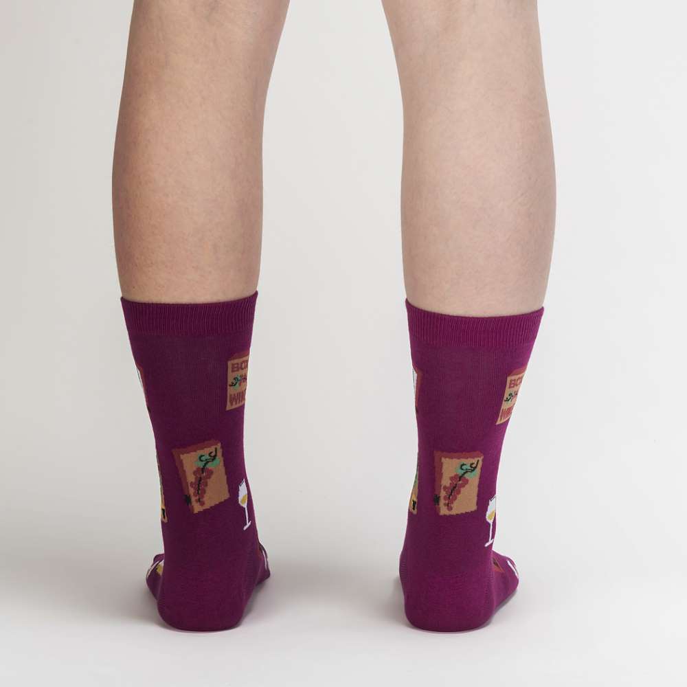 It’s Wine Time Crew Socks