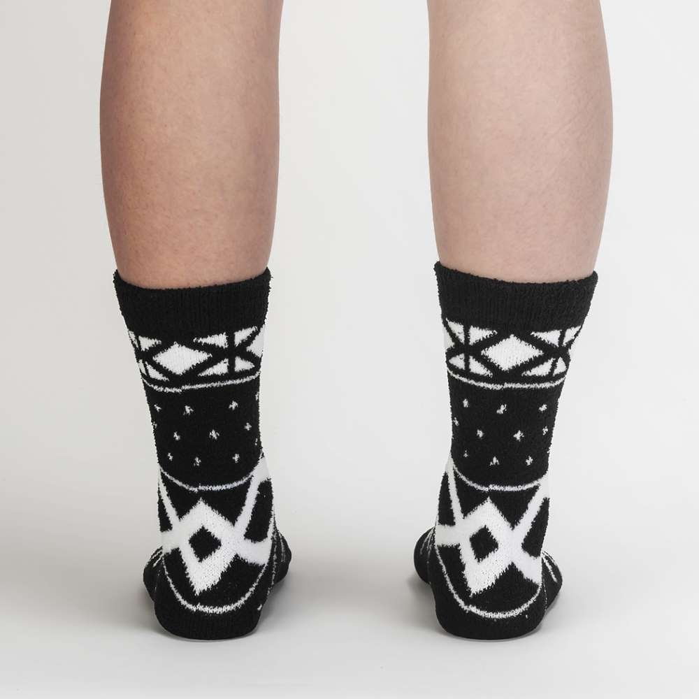 You Better Believe It Slipper Socks (Black)