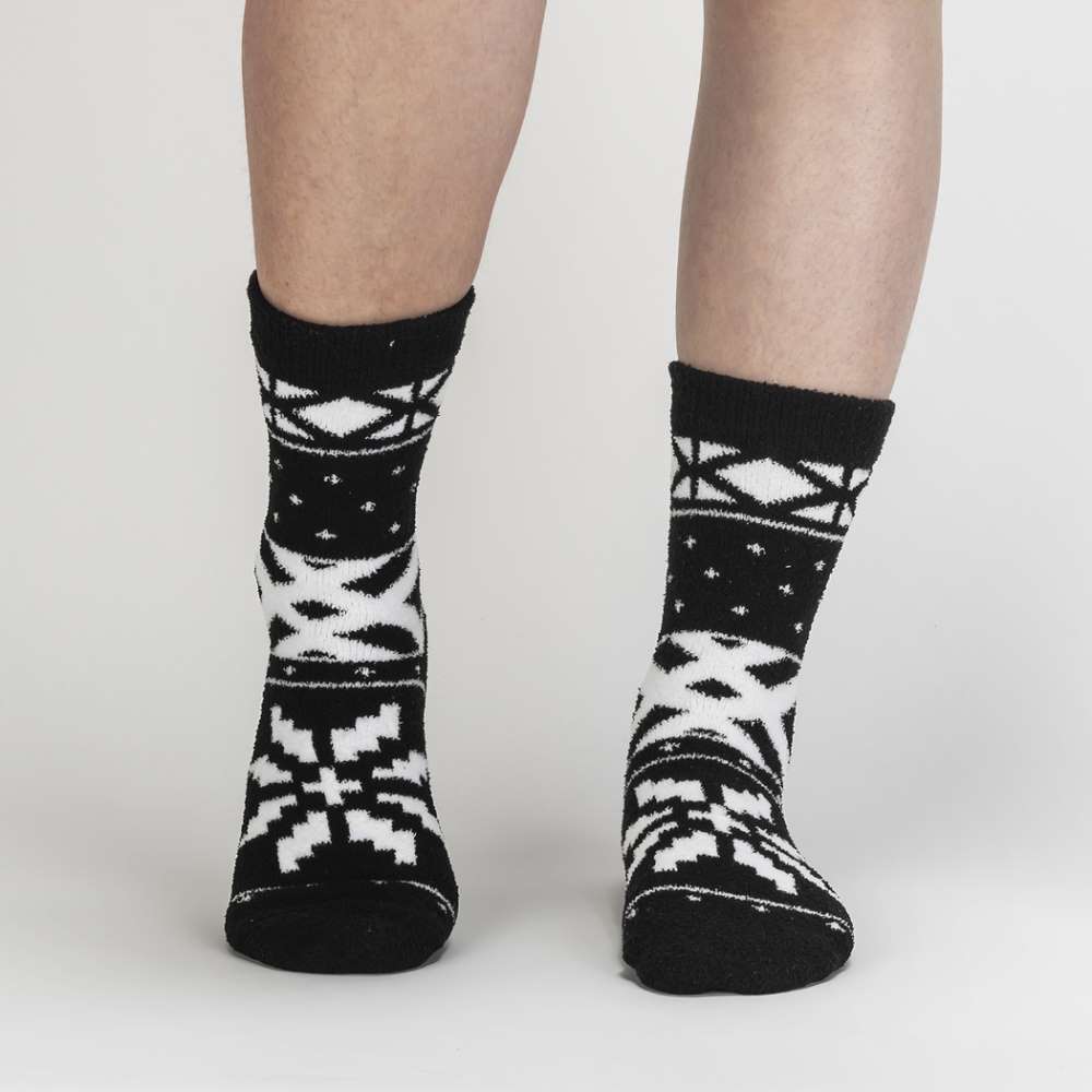 You Better Believe It Slipper Socks (Black)