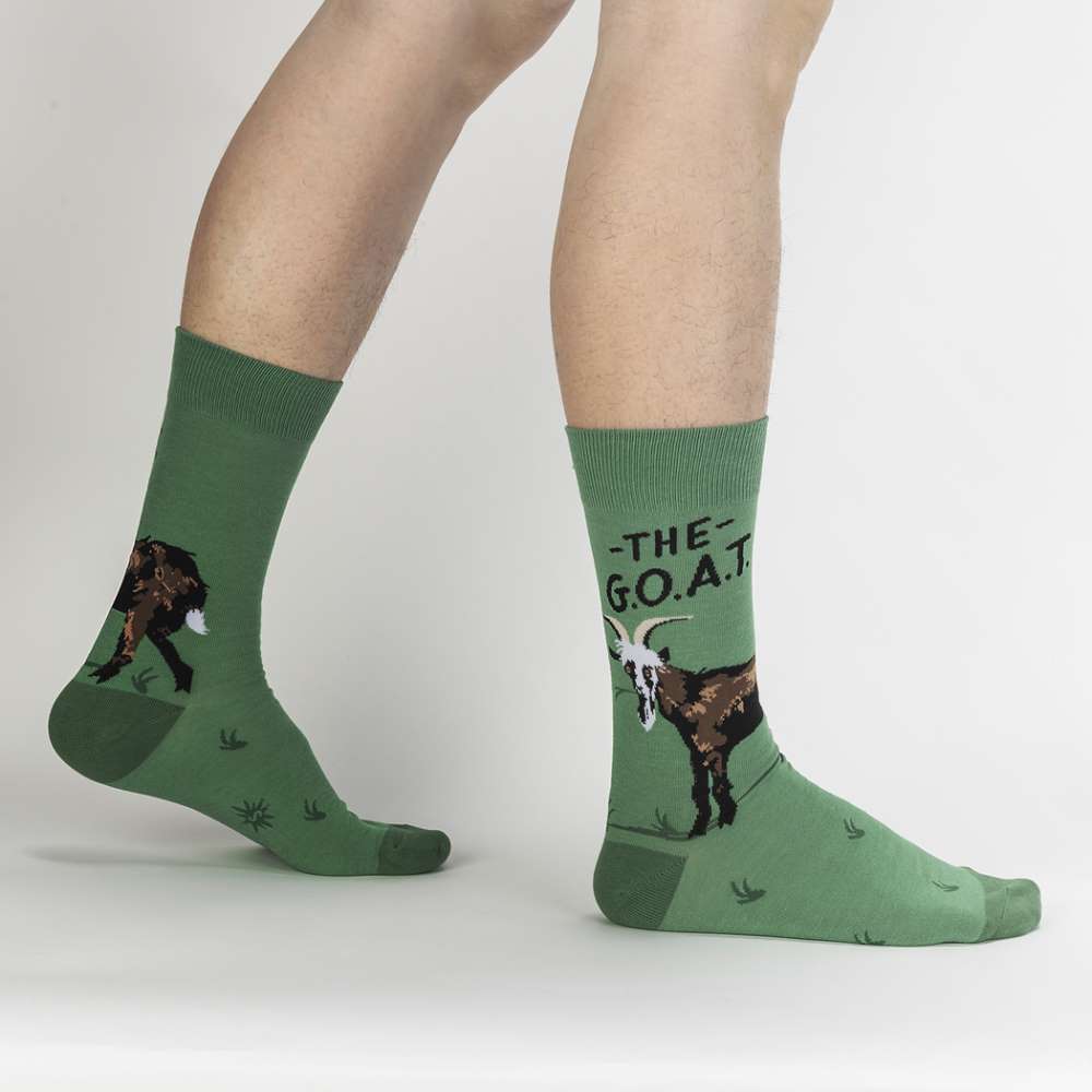 The G.O.A.T. Men’s Crew Socks