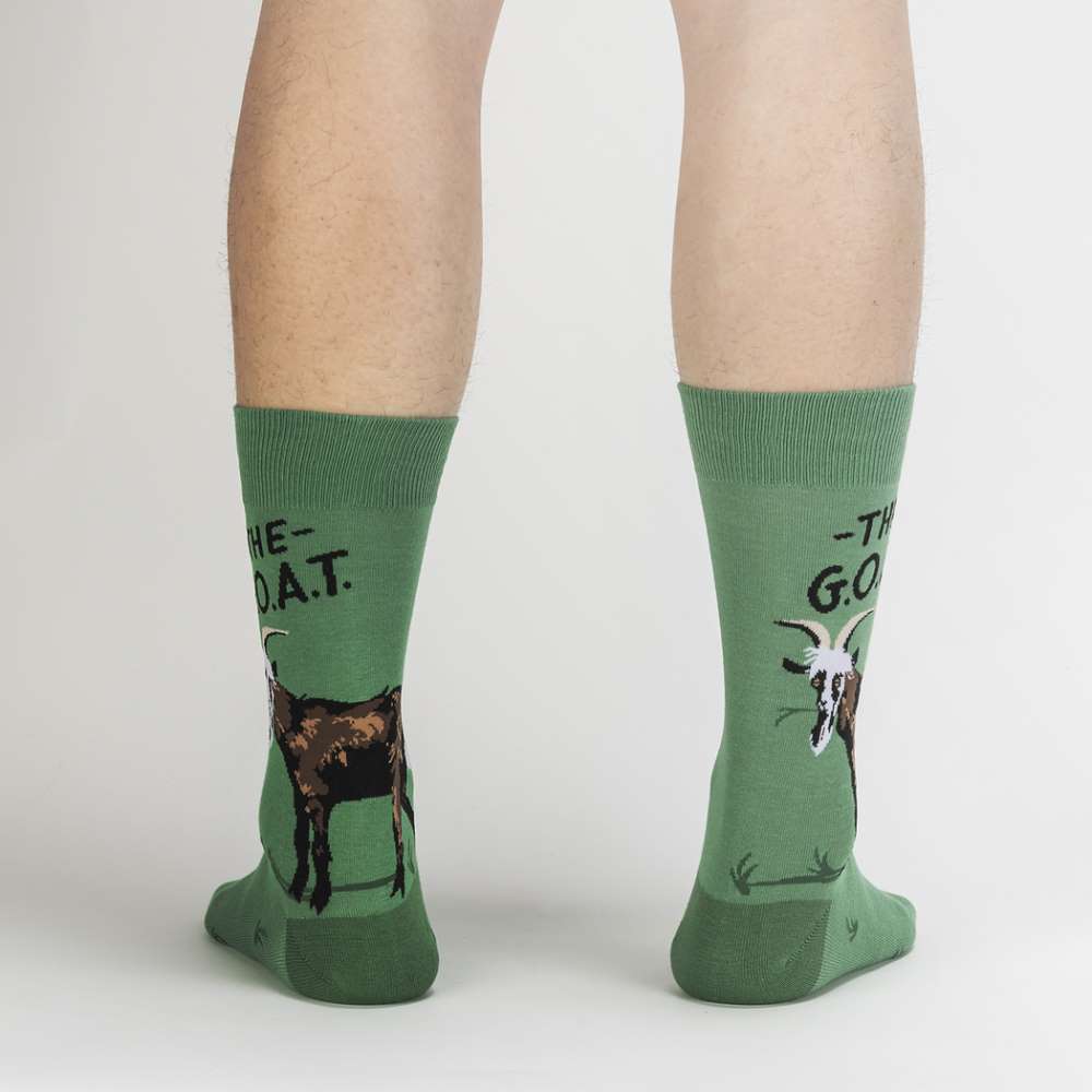 The G.O.A.T. Men’s Crew Socks