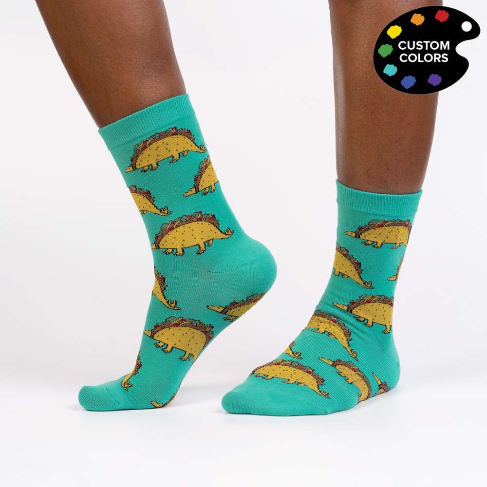 Tacosaurus Women’s Crew Socks