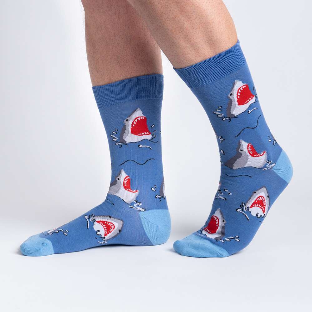 Fin-tastic! Men’s Crew Socks